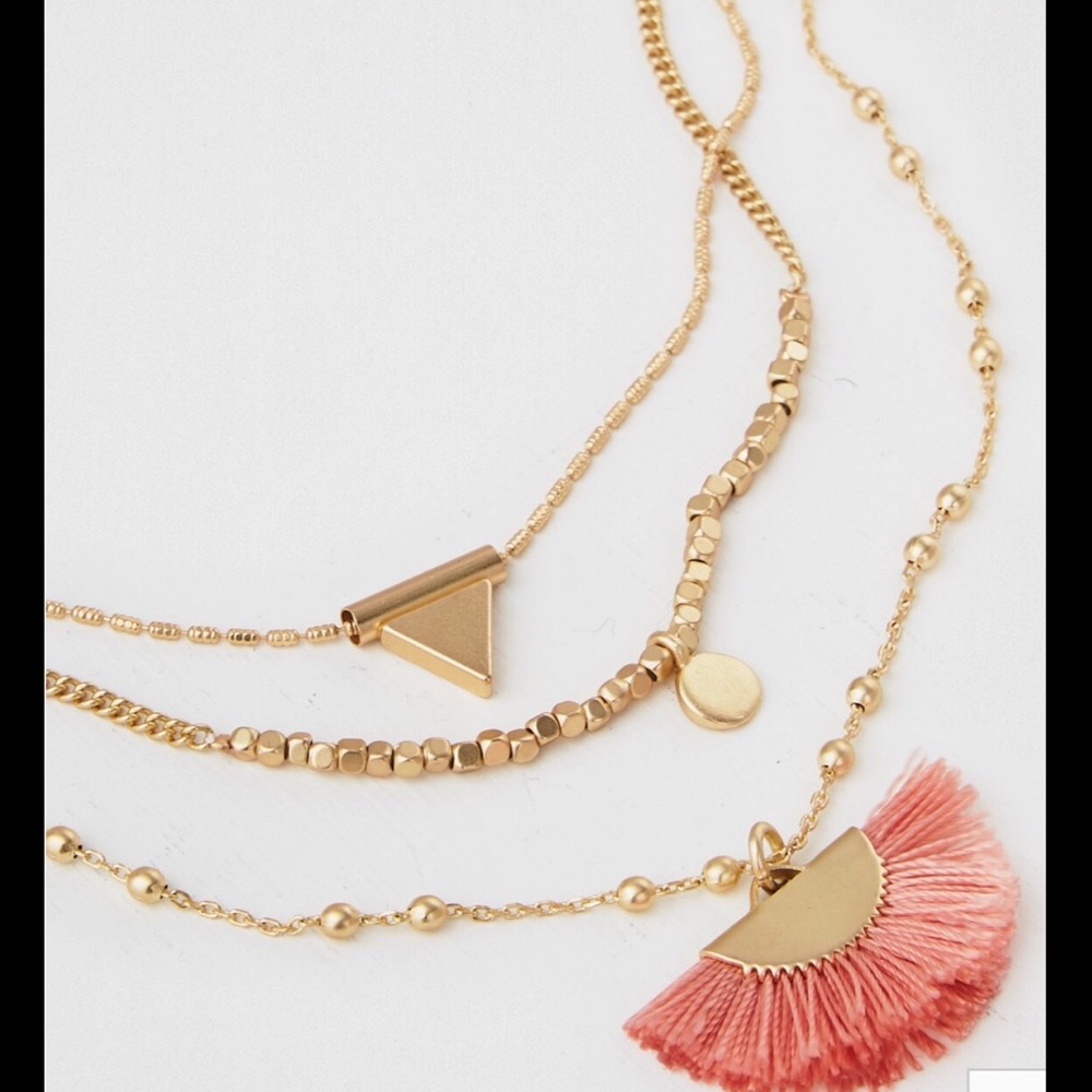 American Eagle Tassel Layering Necklace - Picture 3 of 3